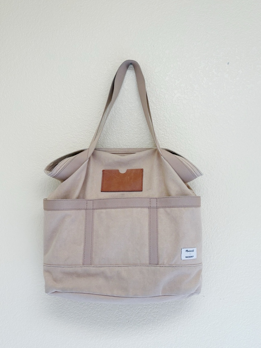 Madewell x BACKDROP Studio Hours Canvas Camden Tote Bag